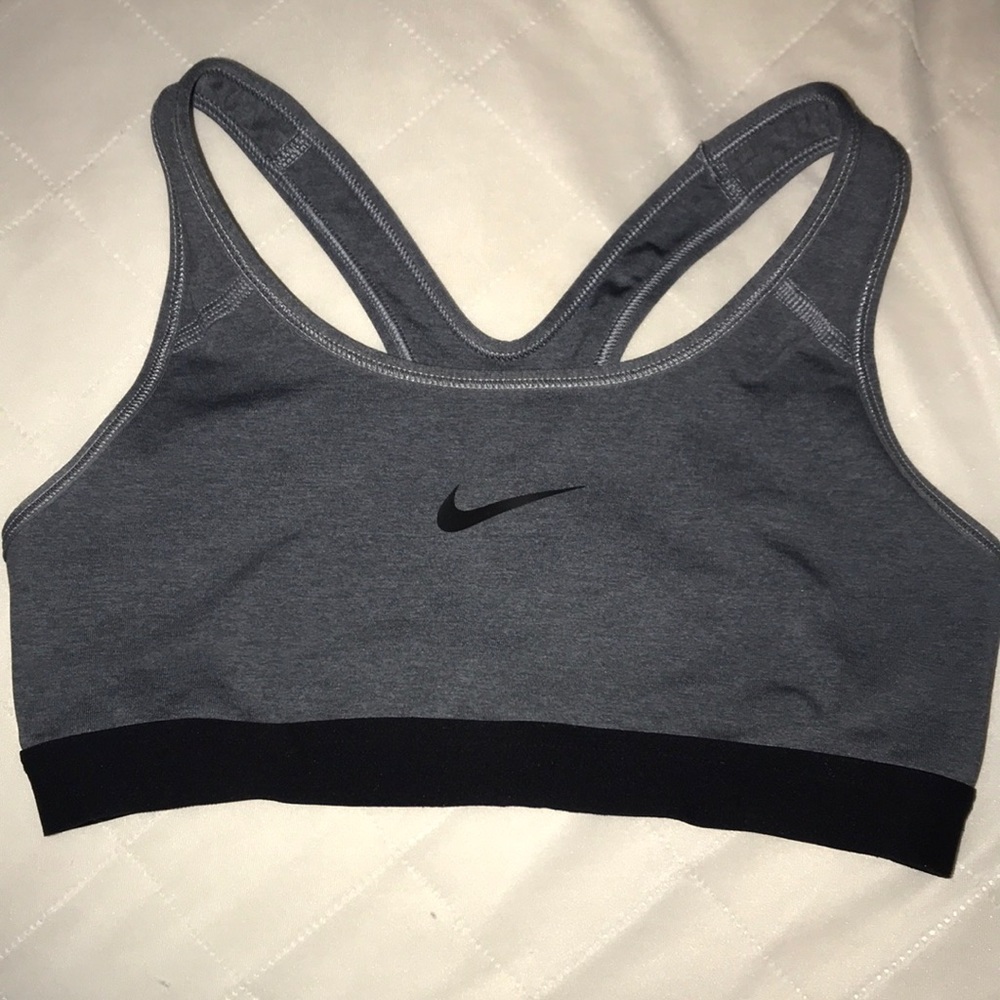 Gray Nike Sports Bra Size Small